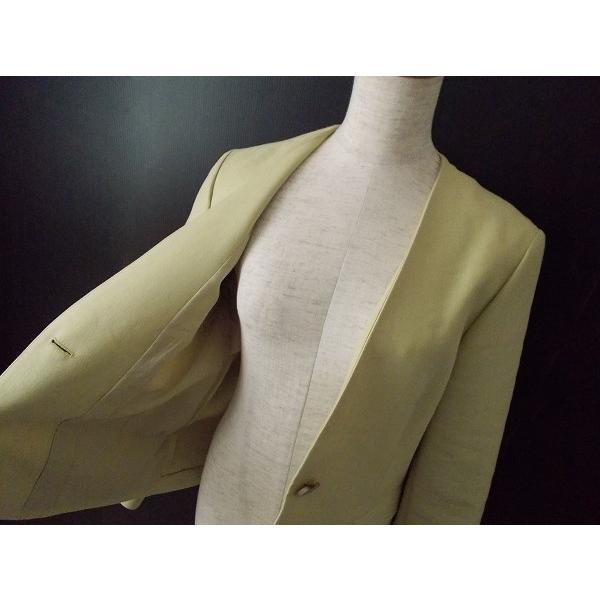 FRAY I.D（フレイ・アイディー） #snc ジャケット 0 黄緑系 麻混 ノー