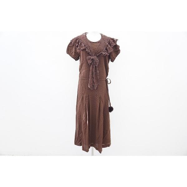 期間限定特価 Spc インゲボルグ Ingeborg ピンクハウス ワンピース 茶 レース 半袖 レディース アクイールヤフーショップ 通販 Yahoo ショッピング 国産 Skylanceronline Com