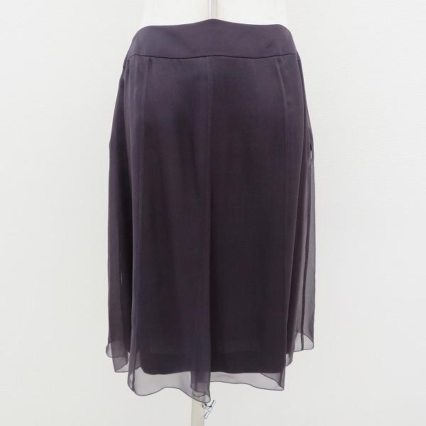 CHANEL #apc シャネル スカート 40 紫 02P ココマーク シルク CHANEL #apc シャネル スカート 40 紫 02P ココマーク シルク