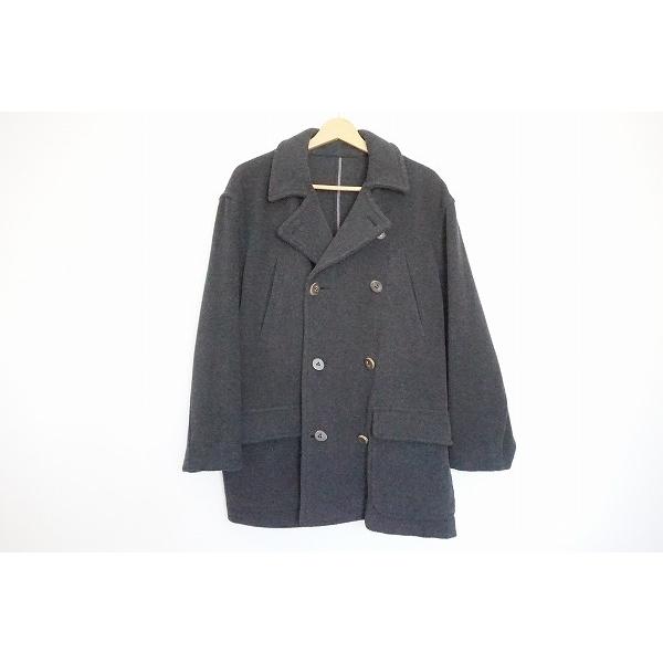 Wnc アプレセイズ タケシヤジマ Apres Seize コート ピーコート 2 グレー Vallombrosa ヘリンボーン メンズ 6158 ギフト