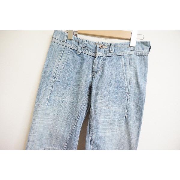 Snc Sale マリテフランソワジルボー Marithe Francoisgirbaud パンツ デニム ジーンズ Ss 青 クロップド レディース 最新エルメス