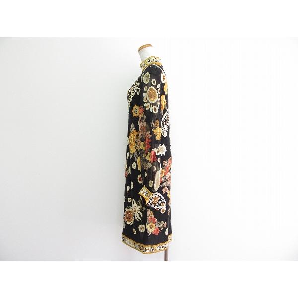 絶賛レビュー続出 Apc レオナール Leonard ワンピース 38 黒 ベージュ シルク 花柄 袖シースルー レディース 爆安プライス Mercurytimes In