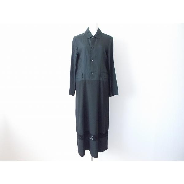 人気第1位 Anc トリココムデギャルソン Tricotcommedesgarcons ワンピース M 黒 異素材 レース レディース ブランドおしゃれ Www Clinicagastroservice Com Br