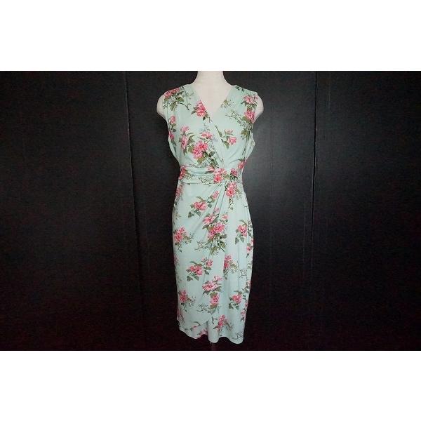 LAURA ASHLEY（ローラアシュレイ） #snc ワンピース 34 緑系