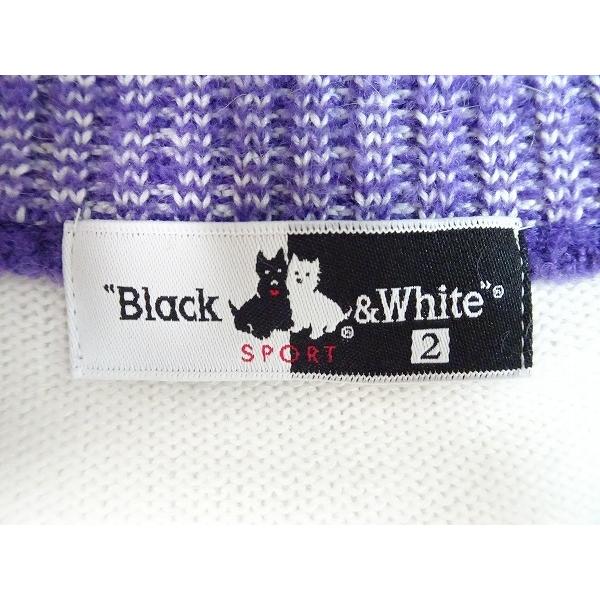 メーカー直売 Black White SPORT ブラックホワイトスポーツ ニット