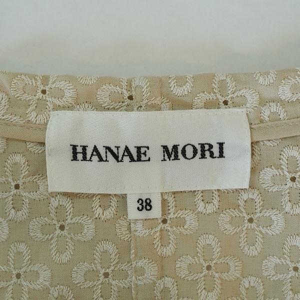 HANAE MORI #snc ハナエモリ HANAEMORI ジャケット 38 ベージュ 花柄 