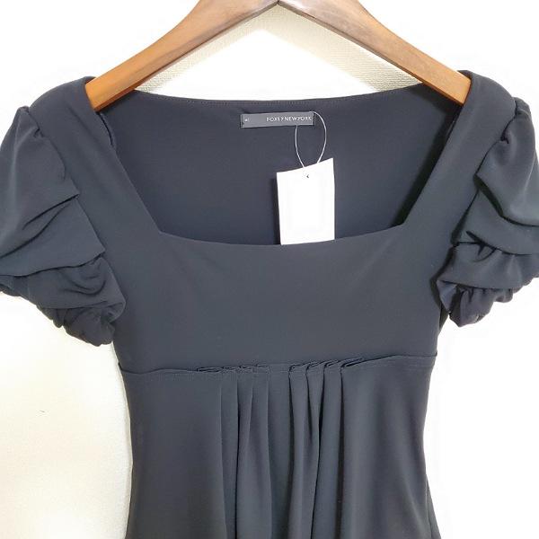 FOXEY NEW YORK #snc フォクシーニューヨーク チュニック 38 黒 半袖  