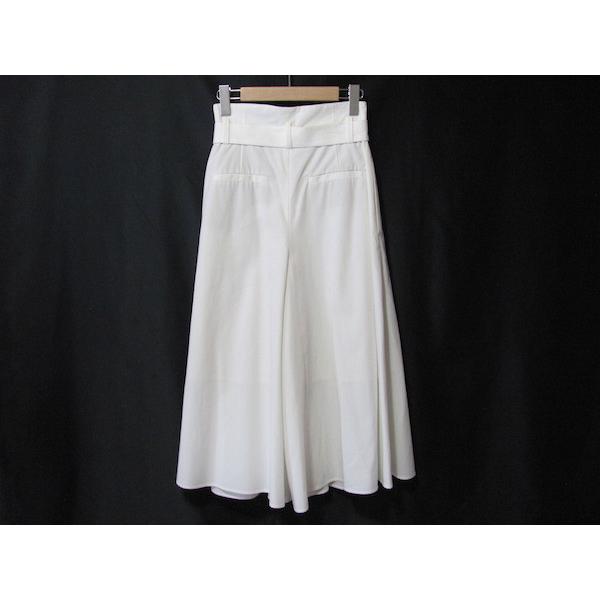 DES PRES #anc SALE デプレ ワイドパンツ 32 白 ベルト付き レディース 