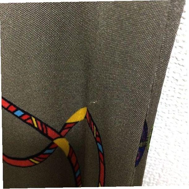 ETRO（エトロ） #anc ワンピース 38 グレー マルチ シルク 総柄 ベルト