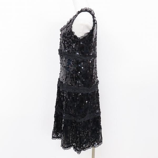 snc レッドヴァレンティノ RED VALENTINO ワンピース 黒 ノースリーブ