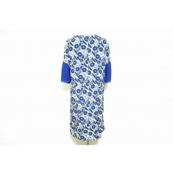 AS KNOW AS（アズノゥアズ） #snc アズノウアズ ワンピース 七分袖 紺