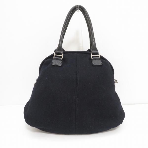 wnb ムータ muta ハンドバッグ 黒 Pコートデザイン レディース [666469