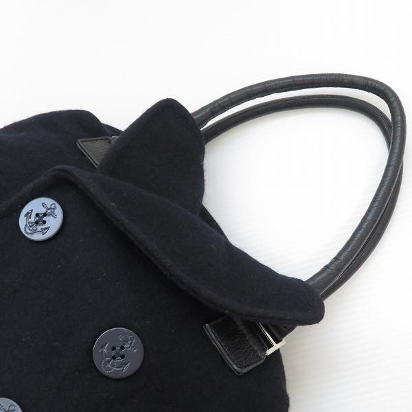 wnb ムータ muta ハンドバッグ 黒 Pコートデザイン レディース [666469