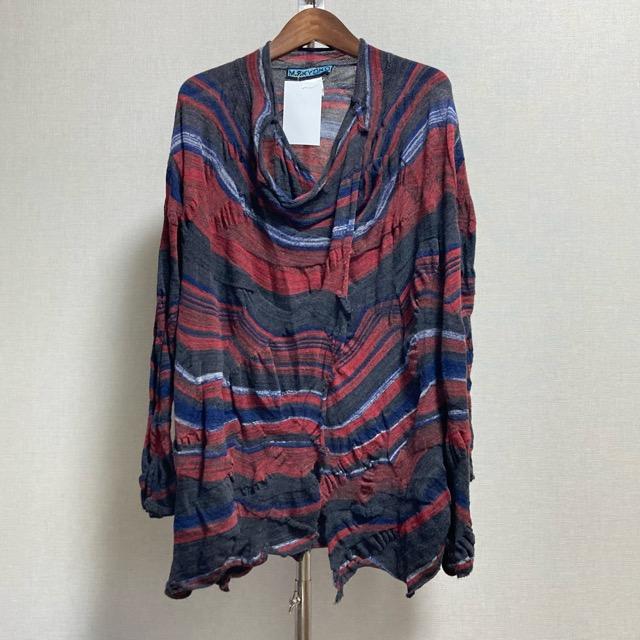 anc エム&キョウコ M.&KYOKO カーディガン F マルチ ニット ボーダー