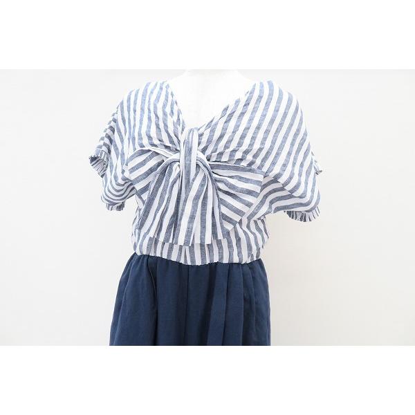 Chesty（チェスティ） #snc オールインワン 0 青 半袖 麻 リネン