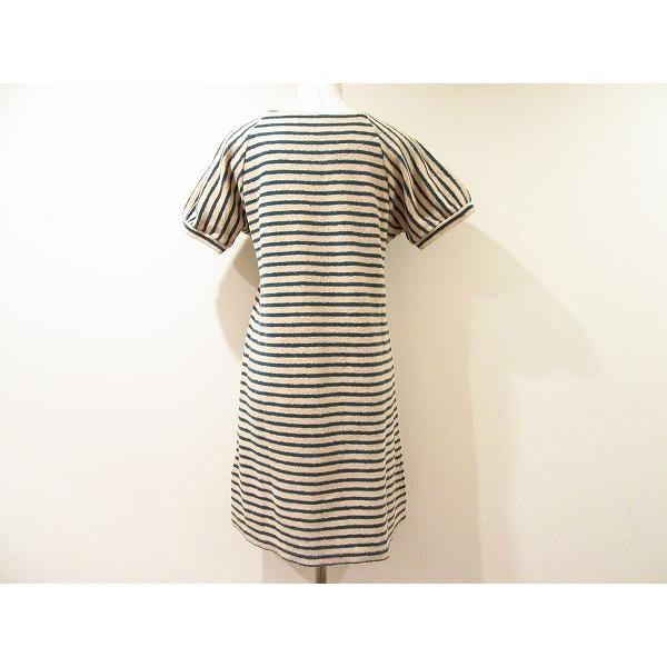 snc サリースコット SallyScott ワンピース M ベージュ ボーダー  