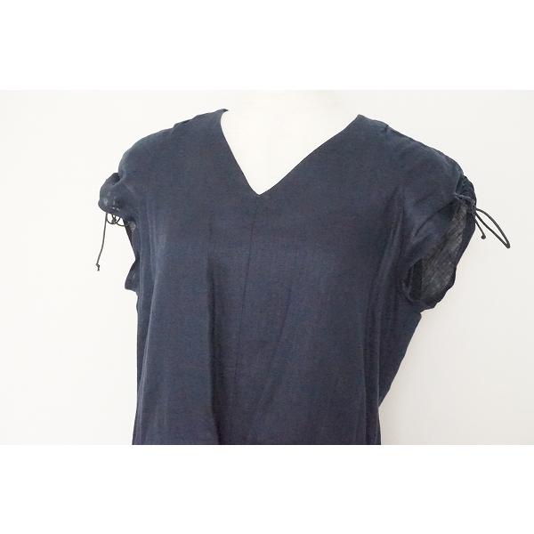 Snc ドゥクラッセ Doclasse ワンピース 7 紺 麻 リネン 半袖 インナー付き 美品 レディース アクイールヤフーショップ 通販 Yahoo ショッピング