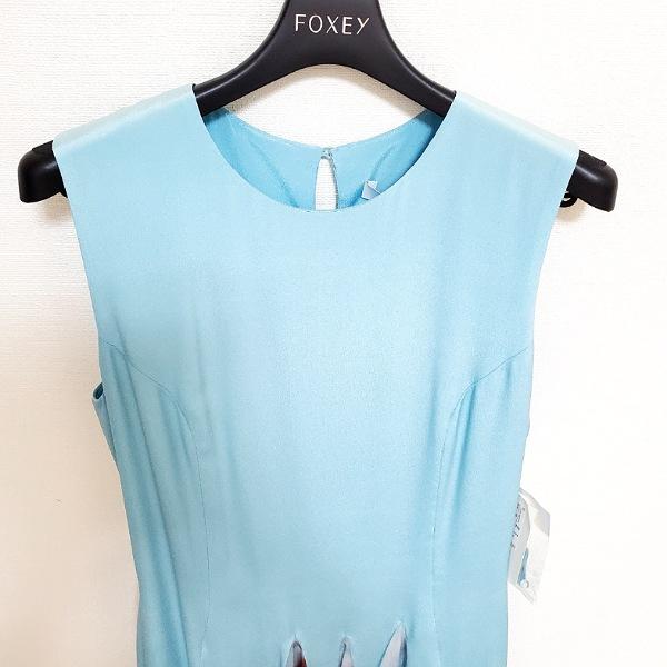 snc アディアム ADEAM フォクシー FOXEY ワンピース 2 水色