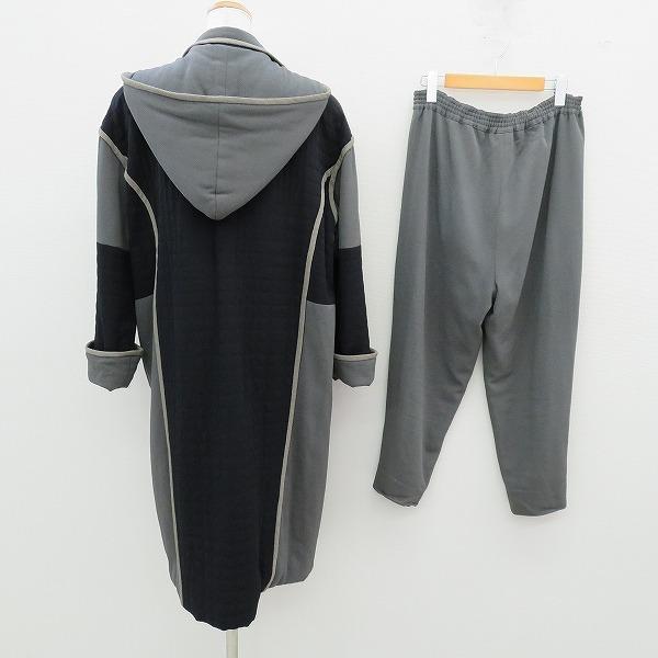 wnc 三年坂 CASUAL セットアップ ツーピース 黒 グレー ちりめん
