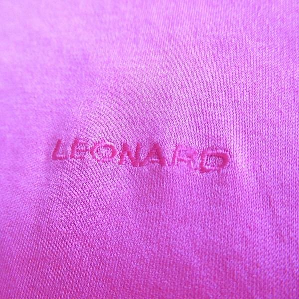 LEONARD #spc レオナール カットソー M ピンク クロップド丈 LEONARD #spc レオナール カットソー M ピンク クロップド丈