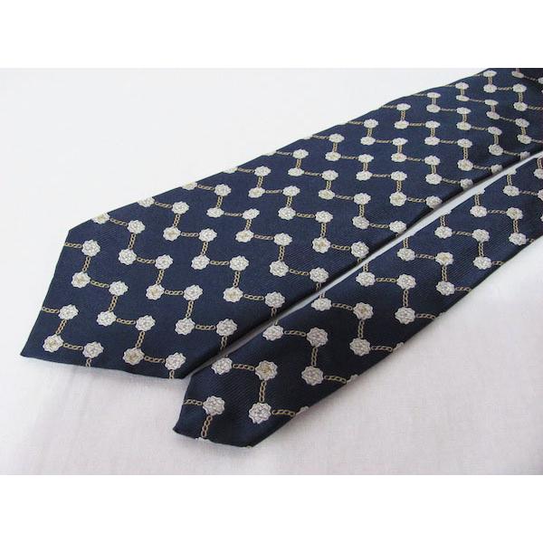 Ginger掲載商品 Chanel シャネル Apzt ネクタイ メンズ 花柄 イタリア製 シルク 紺 レギュラータイ Www Outletmagasinusine Fr