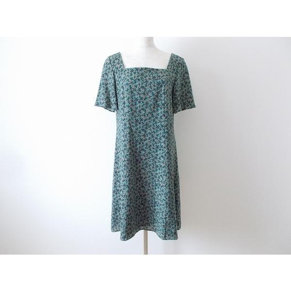 Snc ホコモモラ Jocomomola ワンピース 42 青緑 花柄 半袖 レディース 6110 6110 アクイールヤフーショップ 通販 Yahoo ショッピング
