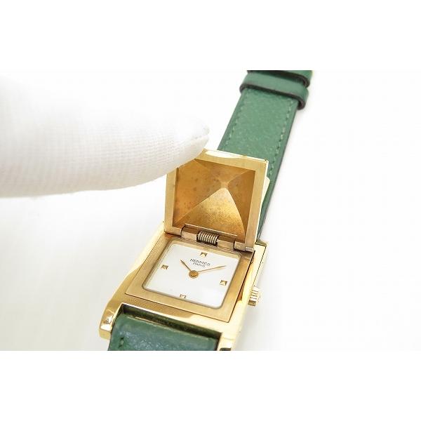 HERMES #apw エルメス 腕時計 メドール ○X刻印 クォーツ HERMES #apw エルメス 腕時計 メドール ○X刻印 クォーツ
