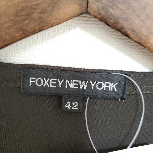 FOXEY NEW YORK #anc フォクシーニューヨーク カーディガン 42 茶 
