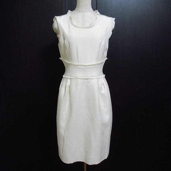 FOXEY #snc フォクシー ワンピーススーツ 38 オフホワイト 半袖