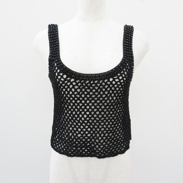 シャネル CHANEL タンクトップ 34 サイズ ベージュ系 トップス 