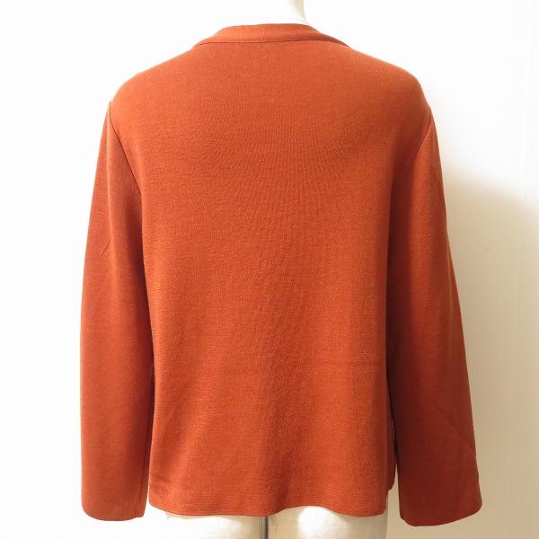 wnc フォクシー FOXEY ニット セーター 42 オレンジ系 カシミア混 