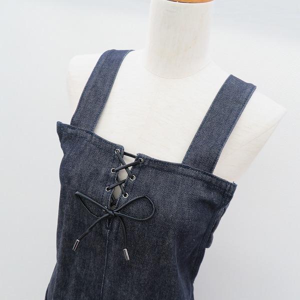 SIIILON #anc シーロン オールインワン サロペット F 濃紺 デニム 美品 