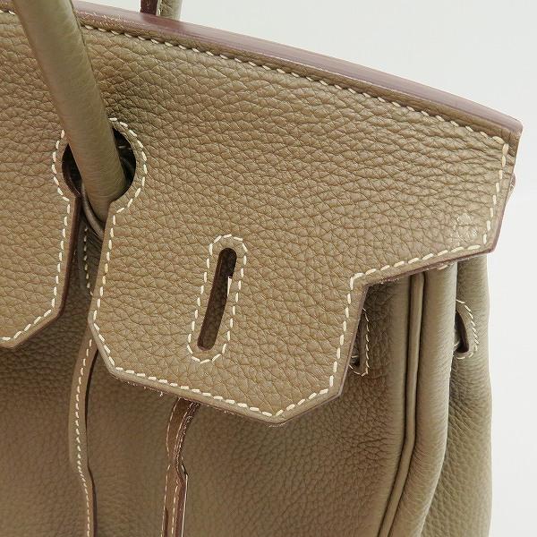 HERMES #apb エルメス バーキン30 ハンドバッグ エトゥープ トゴ