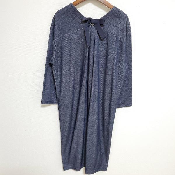 anc ネミカバイレリアン NEMIKA by Leilian ワンピース 9 紺系 デニム  