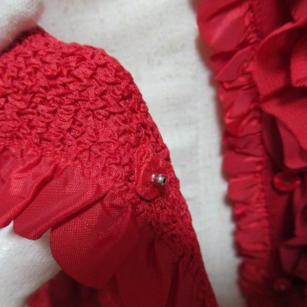 美品 NOKO OHNO ノコオーノ フリルデザイン カーディガン ブラウス