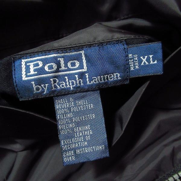 #wnc ポロラルフローレン POLO RALPH LAUREN ジャケット XL 黒 リバーシブル キルティング ダウン ダブルジップ メンズ [719786]｜acil｜07