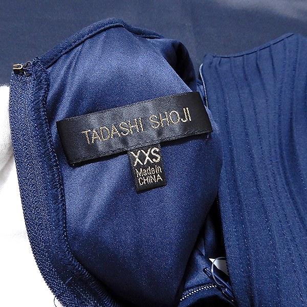 #snc タダシショージ TADASHI SHOJI セットアップ ノースリーブ ひざ丈 プリーツ バックジップ XXS 紺系 レディース [722011] |  | 07
