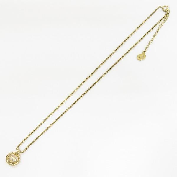 #anza クリスチャンディオール ChristianDior ネックレス ゴールド くすみ CD ロゴ ツイスト Germany刻印 レディース [724422] | Christian Dior | 03