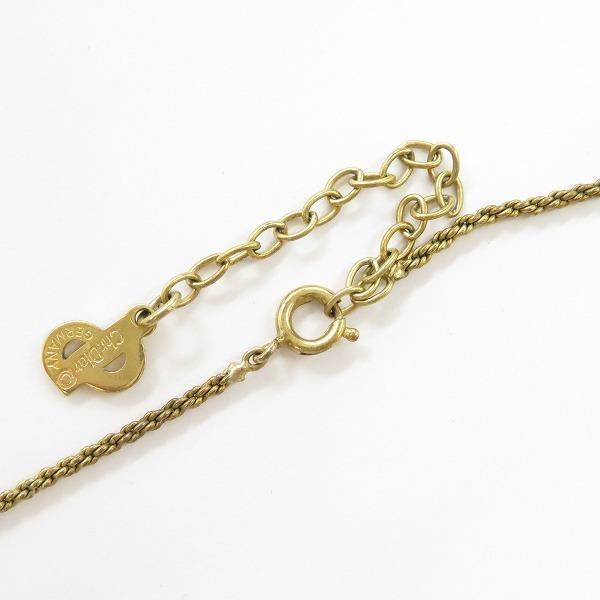 #anza クリスチャンディオール ChristianDior ネックレス ゴールド くすみ CD ロゴ ツイスト Germany刻印 レディース [724422] | Christian Dior | 04