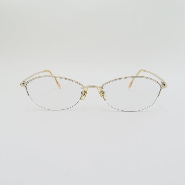 anzg ディオール Dior メガネ 眼鏡 フレーム ゴールド系 52□16 134 