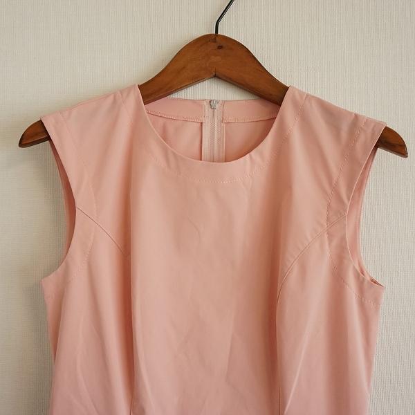 FOXEY NEW YORK ノースリーブワンピース ピンクベージュ38 FOXEY NEW YORK #snc フォクシーニューヨーク ワンピース 38 ピンク