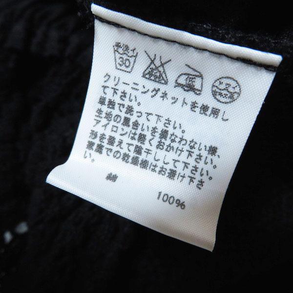 ZUCCa（ズッカ） #snc ワンピース M 黒 ブラック 半袖 裾レース