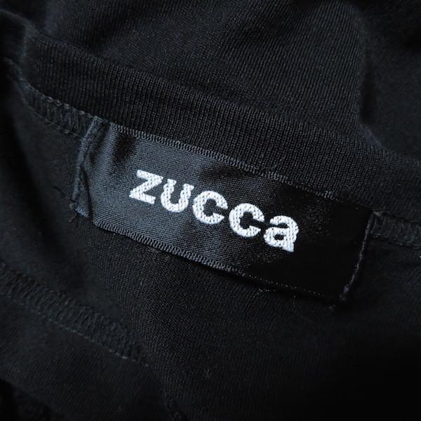 ZUCCa（ズッカ） #snc ワンピース M 黒 ブラック 半袖 裾レース