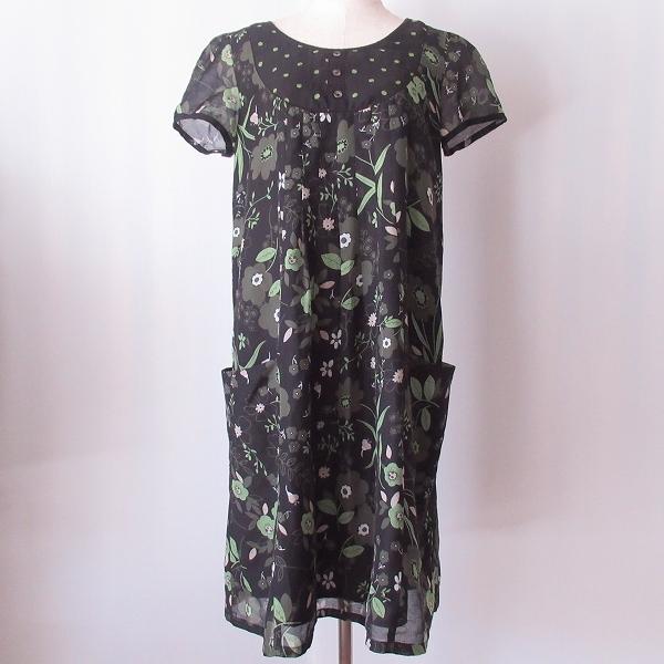 公式の ワンピース Lauraashley ローラアシュレイ Snc 7 レディース 花柄 黒 ワンピース Www Votanistas Com