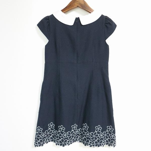 Anc トッカ Tocca ワンピース 140 紺 白 フォーマル 発表会 結婚式 ラメ 花柄 半袖 襟付き バックジップ キッズ アクイールヤフーショップ 通販 Yahoo ショッピング