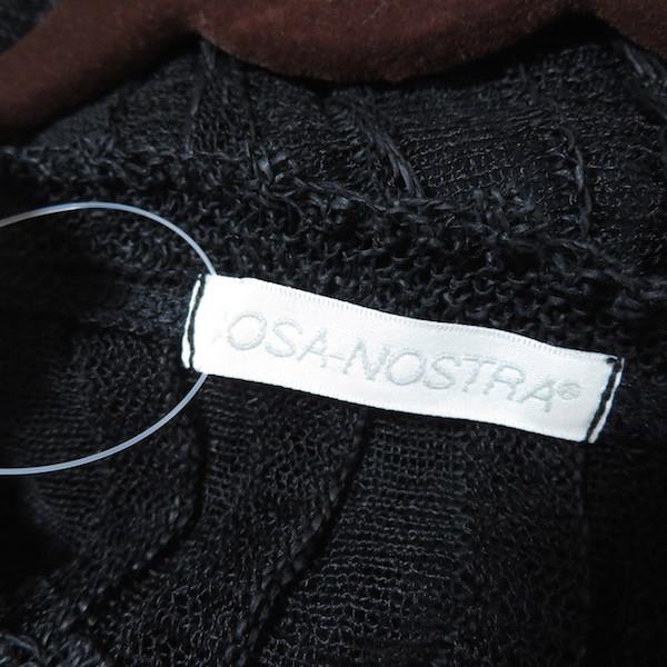 COSA-NOSTRA #snc コーザノストラ CASA-NOSTRA ワンピース 40 黒 COSA-NOSTRA #snc コーザノストラ CASA-NOSTRA ワンピース 40 黒