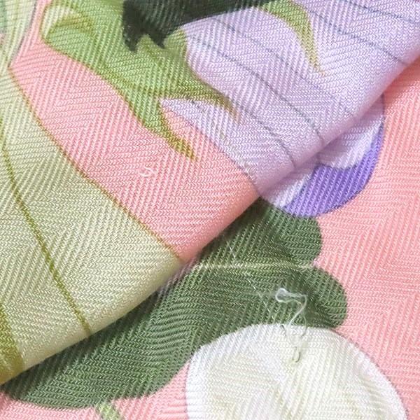 apzs エルメス HERMES カレ90 スカーフ ピンク マルチ ギリシャの花