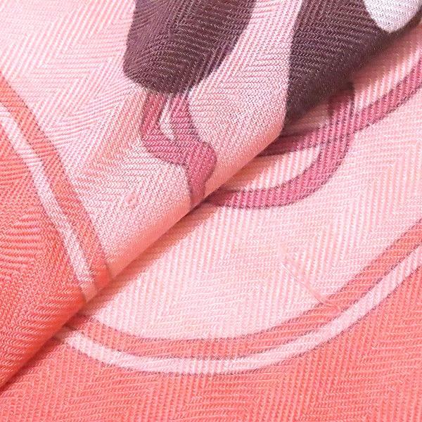 apzs エルメス HERMES カレ90 スカーフ ピンク マルチ ギリシャの花