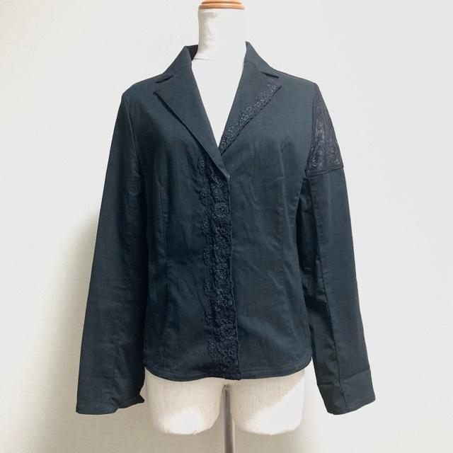 Sensounico #anc SALE NERO ネロ センソユニコ ジャケット 38 黒系  