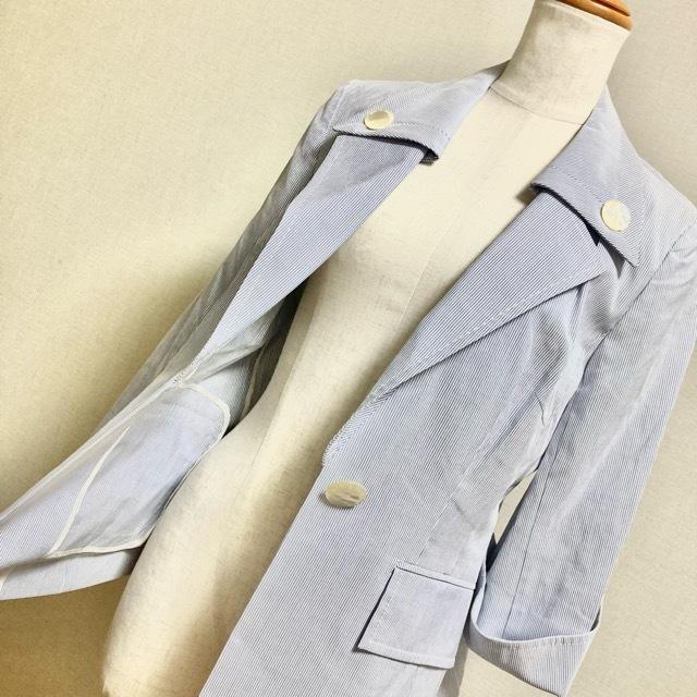 pierre cardin（ピエール カルダン） #snc ジャケット 38 白 水色 
